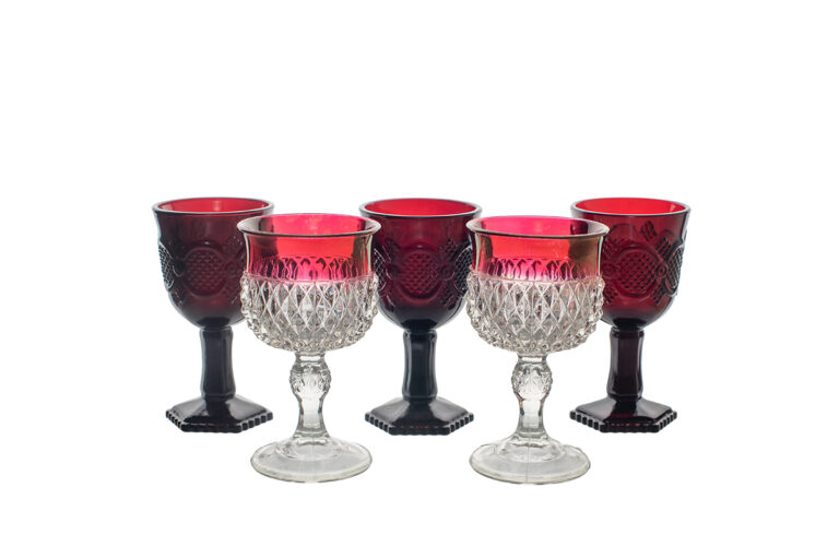 Small Red Goblets