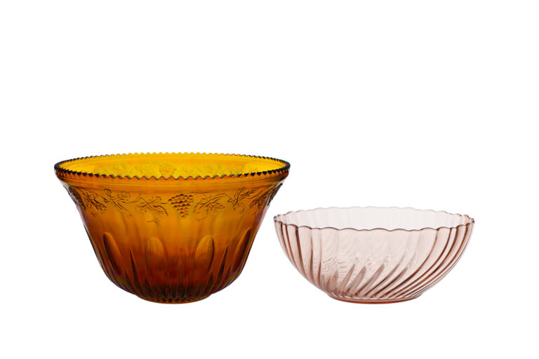 Large Pink Serving Bowls