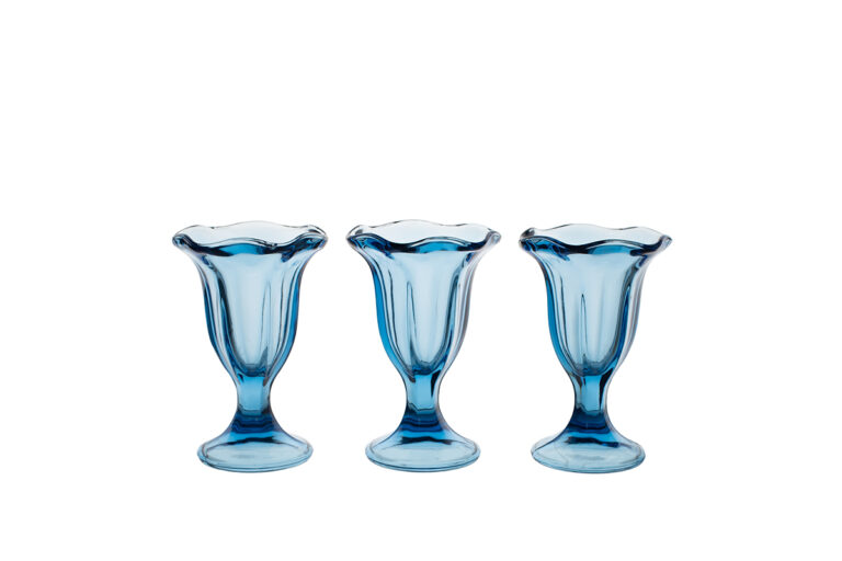 Blue Parfait Glasses